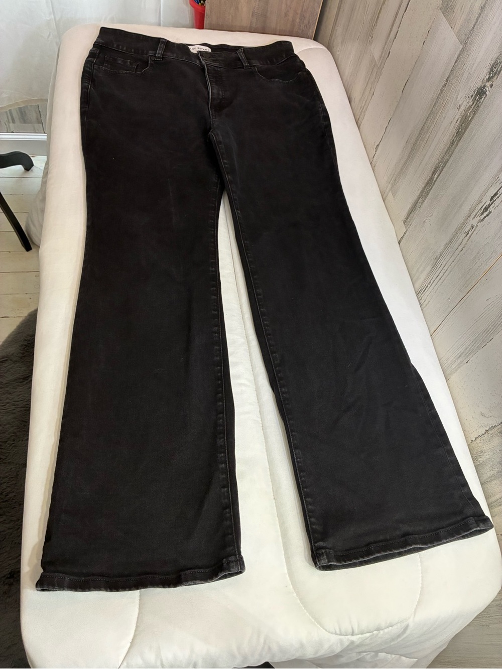 Lane Bryant Black High rise Boot-Cut Jeans Sz 16
